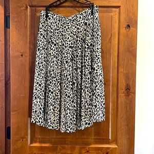 JCREW Leopard skirt, size 6